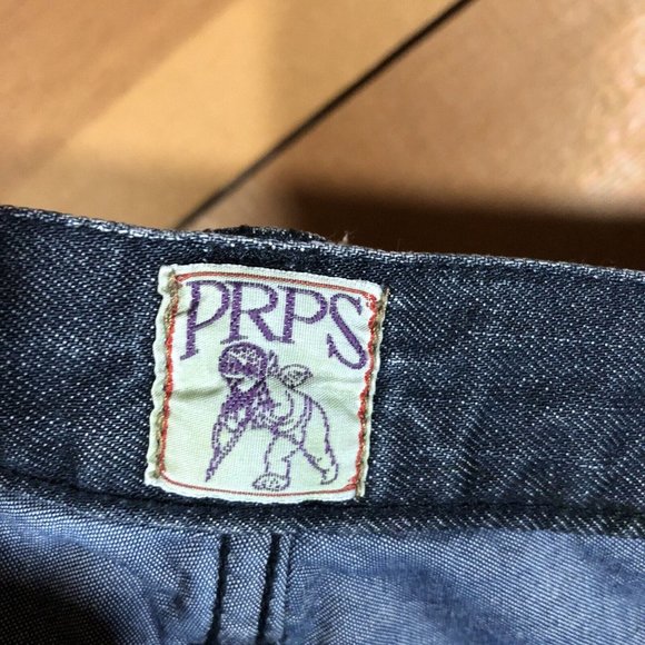 PRPS Fury Button Fly Jeans Mens Size 33x31 Distressed Faded Denim Ripped - Picture 7 of 14
